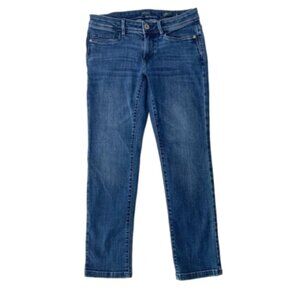 J.Jill Authentic Fit Slim Ankle Medium Wash Jeans Size 2P # 1496